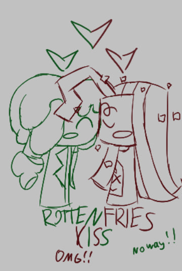 rottenconmi's tweet photo. random old rottenfries sketch https://t.co/XExE55ENtO