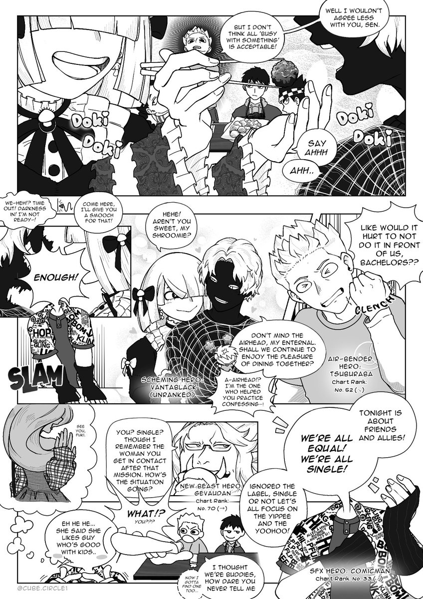 Cube_circle1's tweet photo. Mha special episode "more" but it's class 1B (formerly) 

Look Horikoshi I copy your last manga chapter, pages by pages

#mha #mhafanart
1/3 https://t.co/LyLkGZ3AM2