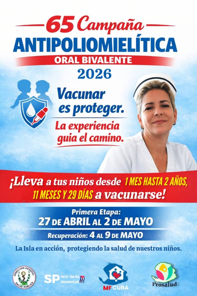 La vacunación sigue siendo de las intervenciones más eficaces y seguras para proteger la salud individual y colectiva inicia el 27 de Abril la campaña  de la polio    
#PorLaSalud.
#SentirPinero