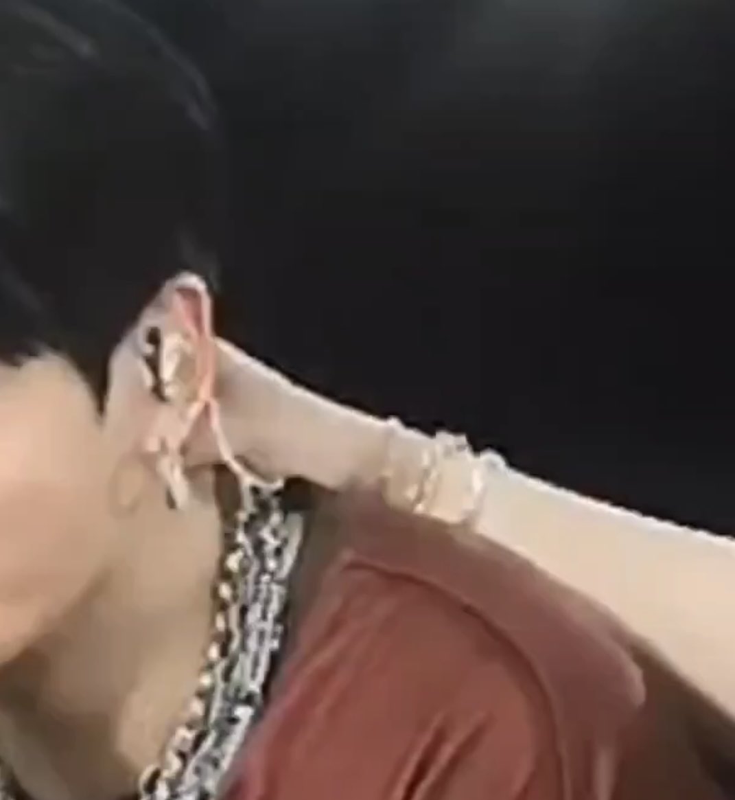 "look your bracelets are silver and gold like our mics"