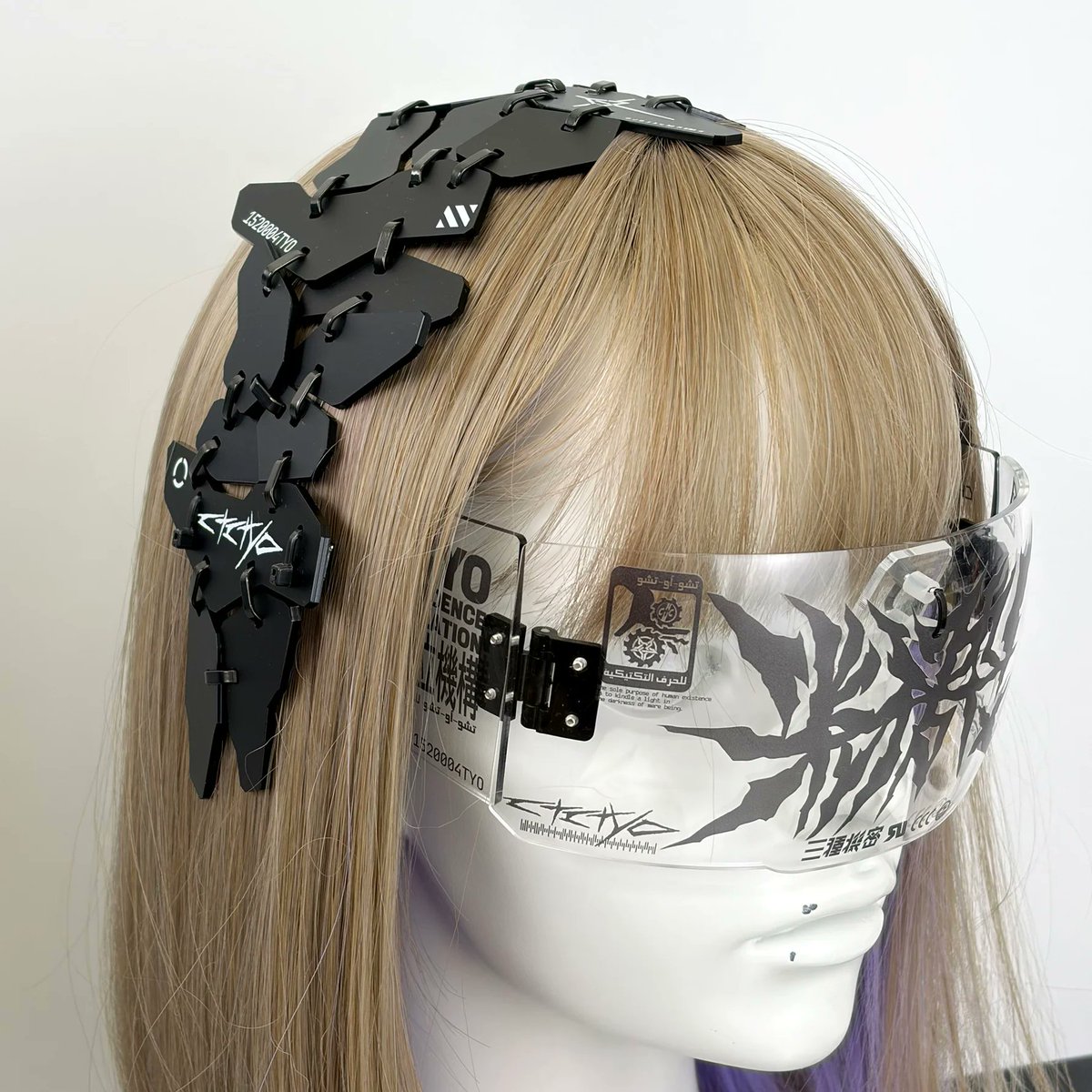 【中央町戦術工芸】ヘッドドレスユニットmk2 White 02 カチューシャ[headban] – 中央町戦術工芸