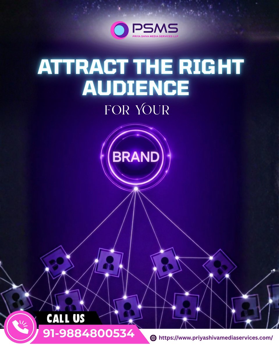 PSMS_LLP's tweet photo. Attract the Right Audience For Your Brand 🧲

Contact Us👇
📞 98848 00534
🌐 https://t.co/f6Ro2Orani

 #digitalmarketing #branding #psms https://t.co/BtvDpEXdu3