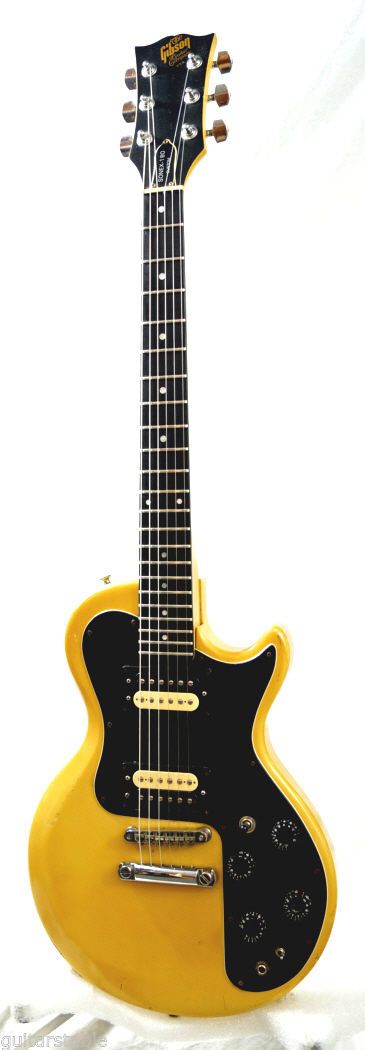 BriansElectro's tweet image. The elusive Gibson Sonex 180 from 1980 in piss yellow 🤘
#Guitar #RocknRoll