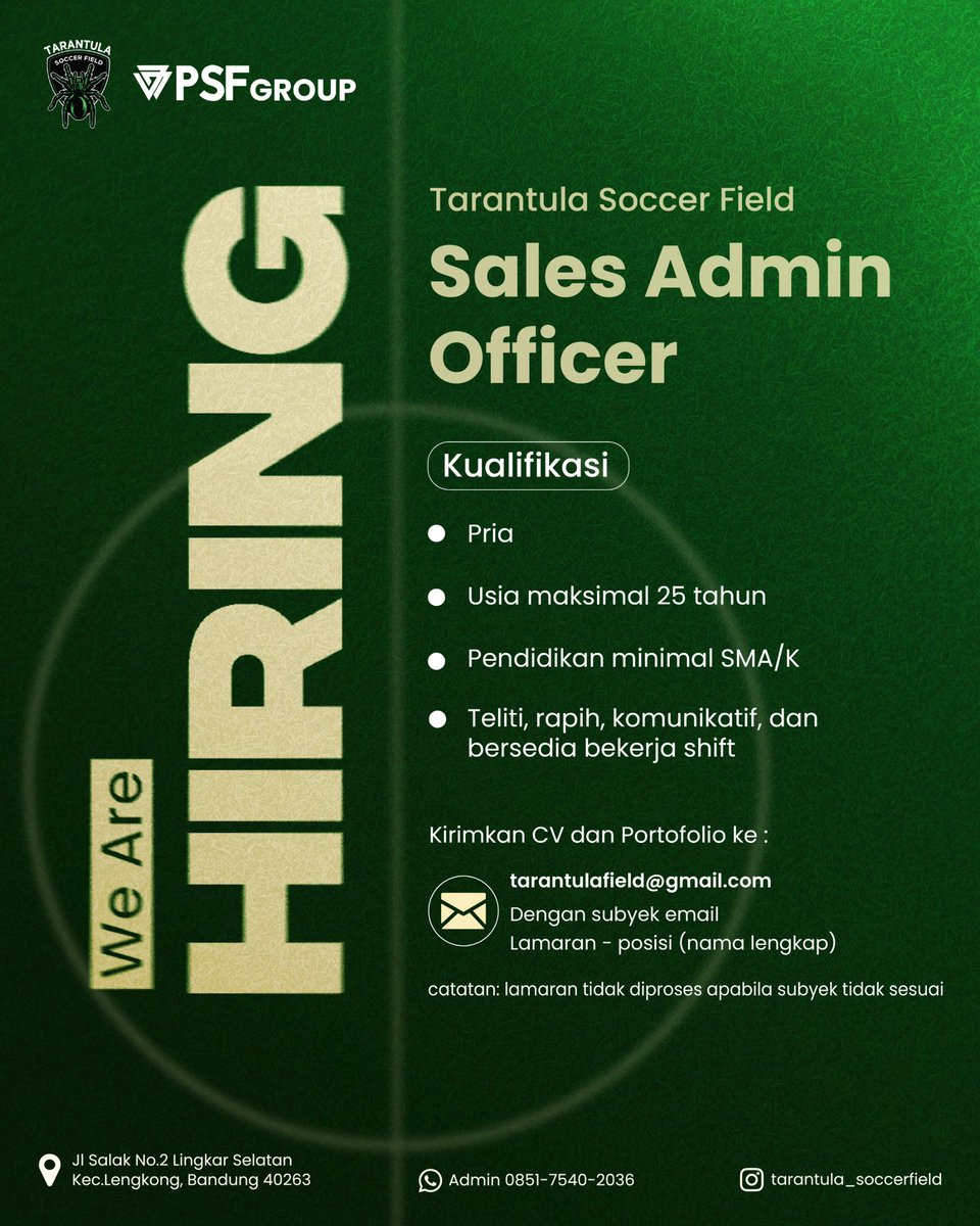 chickenudelsup's tweet photo. loker bandung https://t.co/cFmxNSgu4u