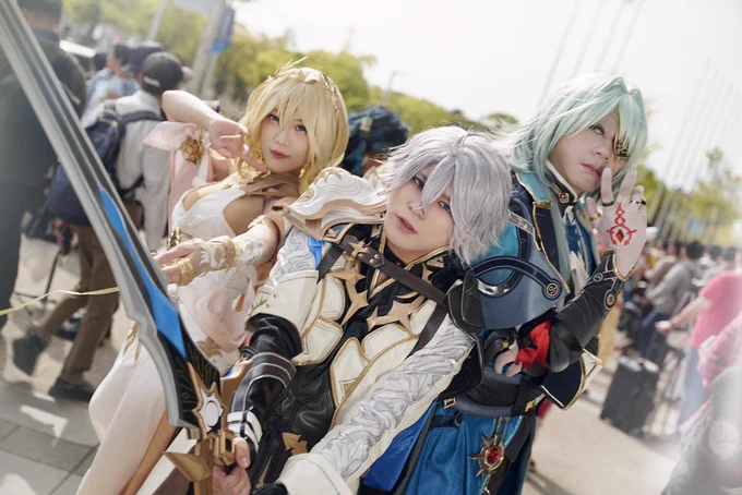 ー運命は、神託を超えられるー #ニコニコ超会議 #崩壊スターレイル #スターレイル3周年おめでとう アナイクス ファイノン アグライア:しずく p: