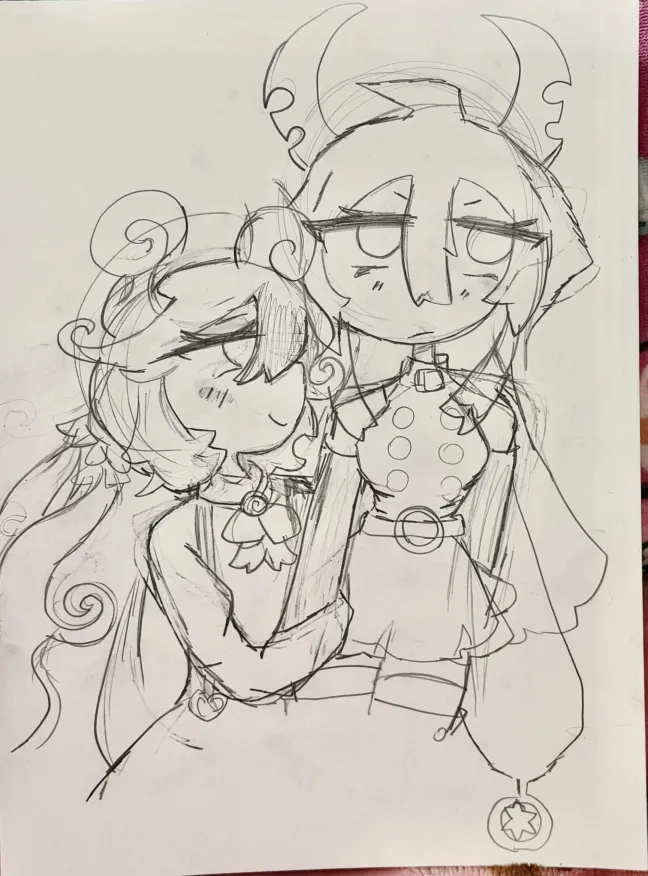 vallydallybear's tweet photo. i didnt like it so i made some adjustments.. sorry im sick so itll be a while till i finish it and color it

 #Ivlin #Satanica #funamuseum https://t.co/Y7o5J97Rh6