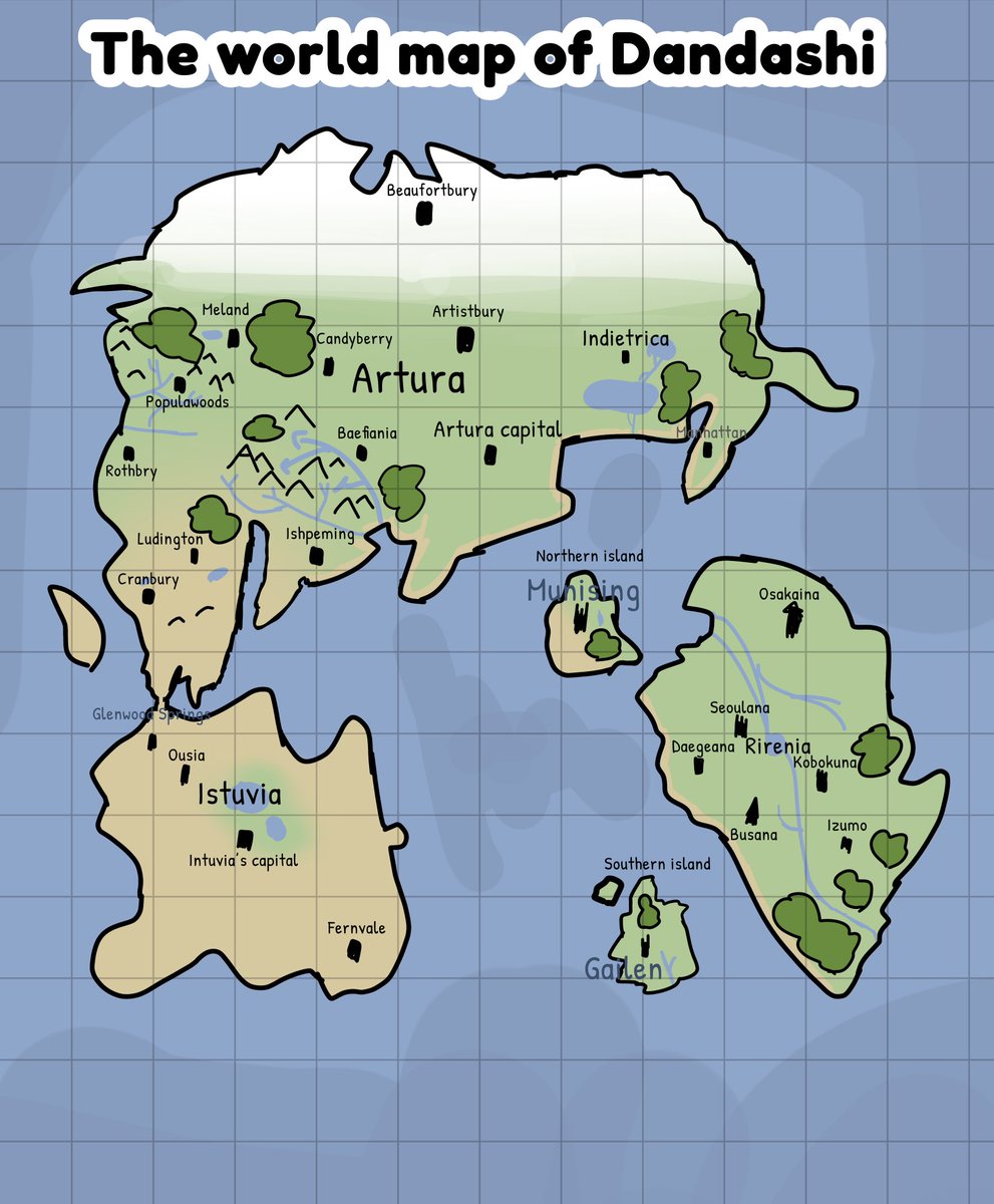 Elenazru's tweet photo. My map my OC https://t.co/sHnaAlCh2s