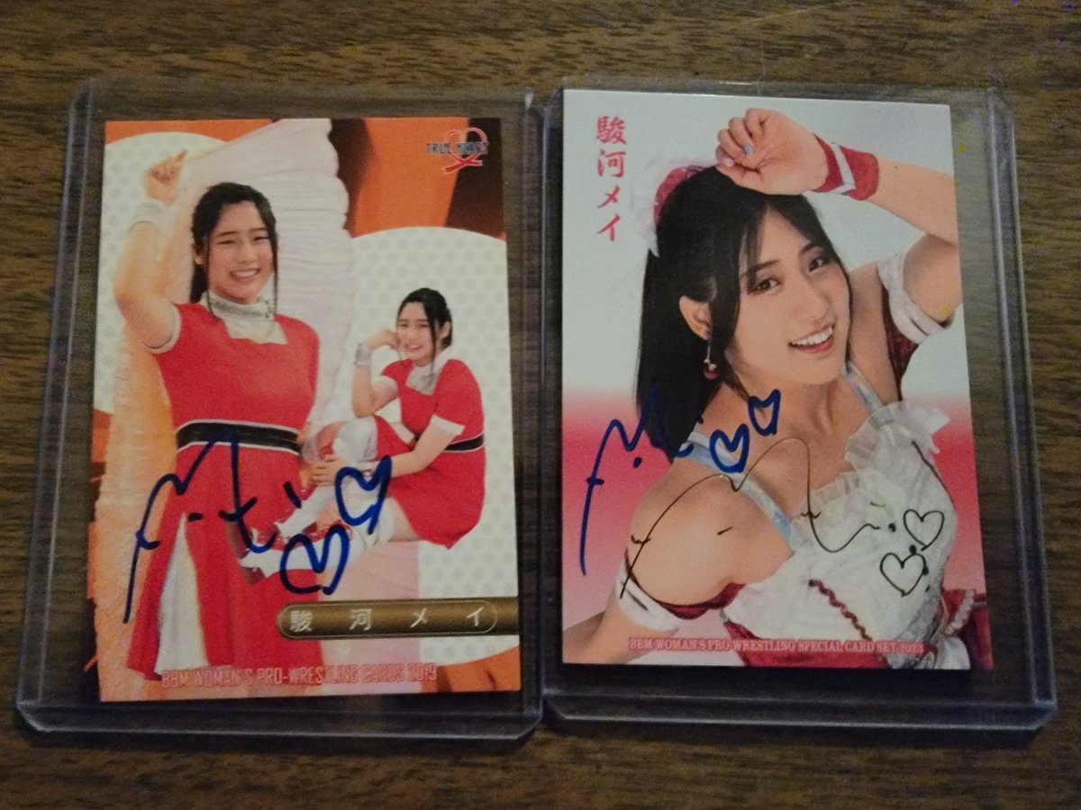 タレントカード wb Thanks to @Mei_gtmv for signing my 2019 @BBMcards Women's