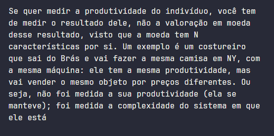pablo_on's tweet photo. @pedrotrossi1 @juaquimfenix @janainasedere @carlos91mg Não, cara, você está pegando o macro e tentando replicar no micro; seria como pegar a física clássica e tentar replicar as leis na quântica. O que a produtividade, como é dito popularmente, mede é a complexidade da economia como um todo, isso entra na DTI e afins. ++ https://t.co/62grj4oKR8