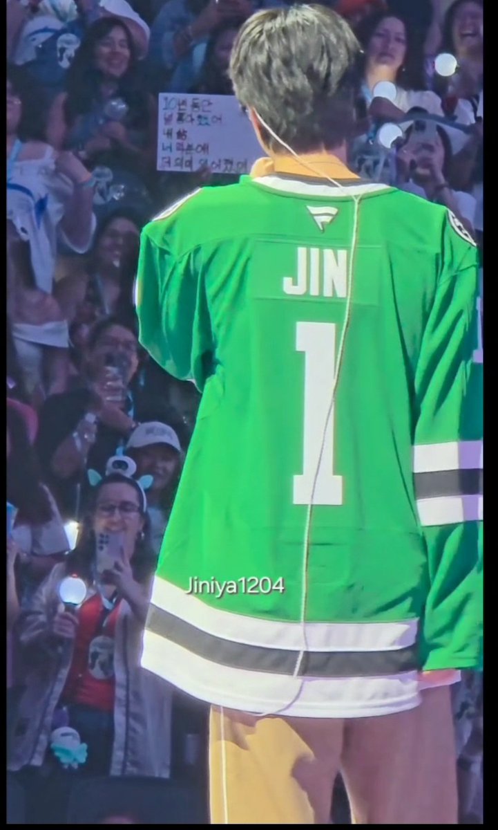 Custom-made for Jin jersey collection gifted from 🇺🇸 sports