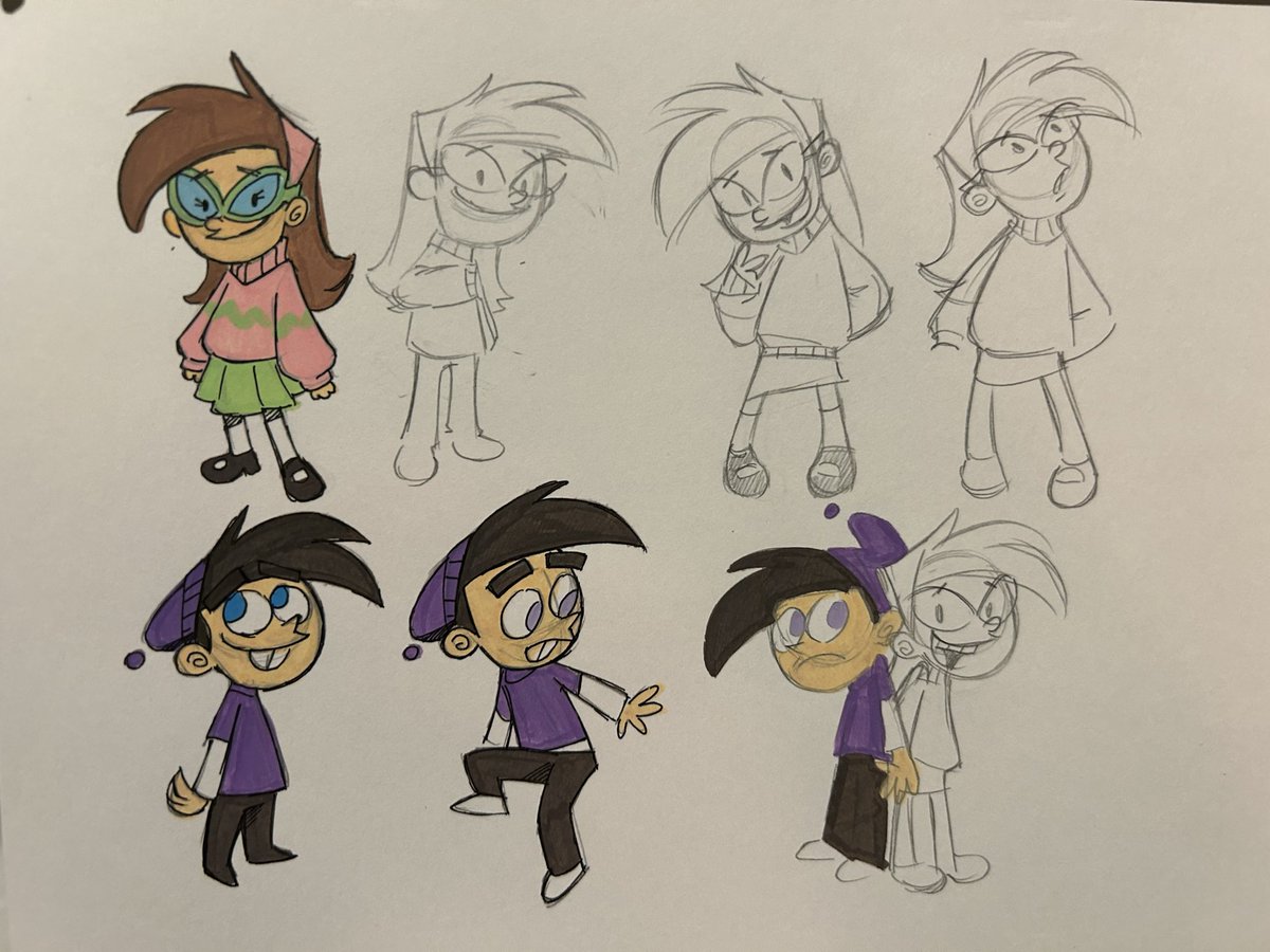 Made these a few months back in an attempt to give them different outfits. Tammy is into Fairies but was bullied for liking them, Tommy liking more stuff like Bigfoot.