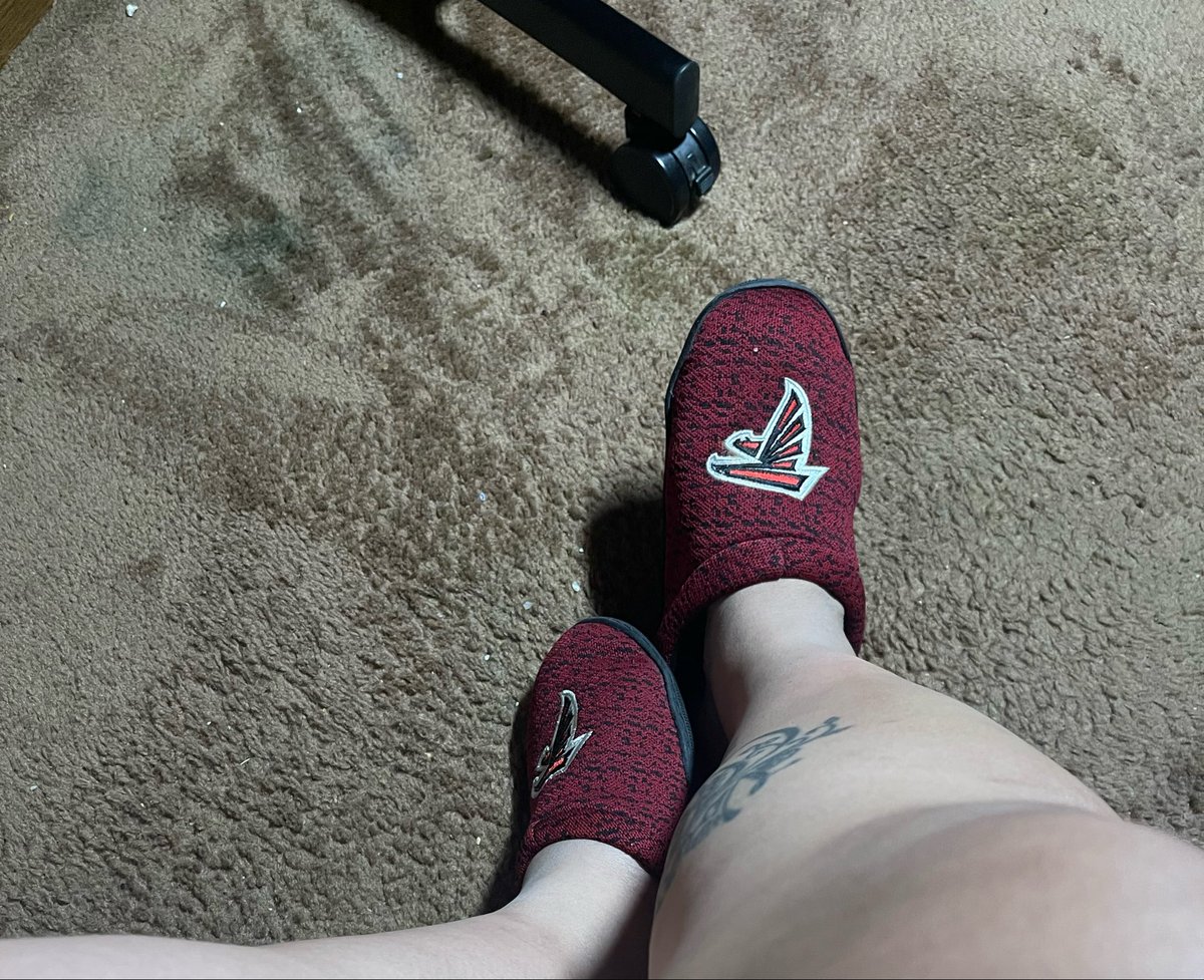 lost a bet so i have to be a falcon fan for this upcoming season.. 😭😭😭😭