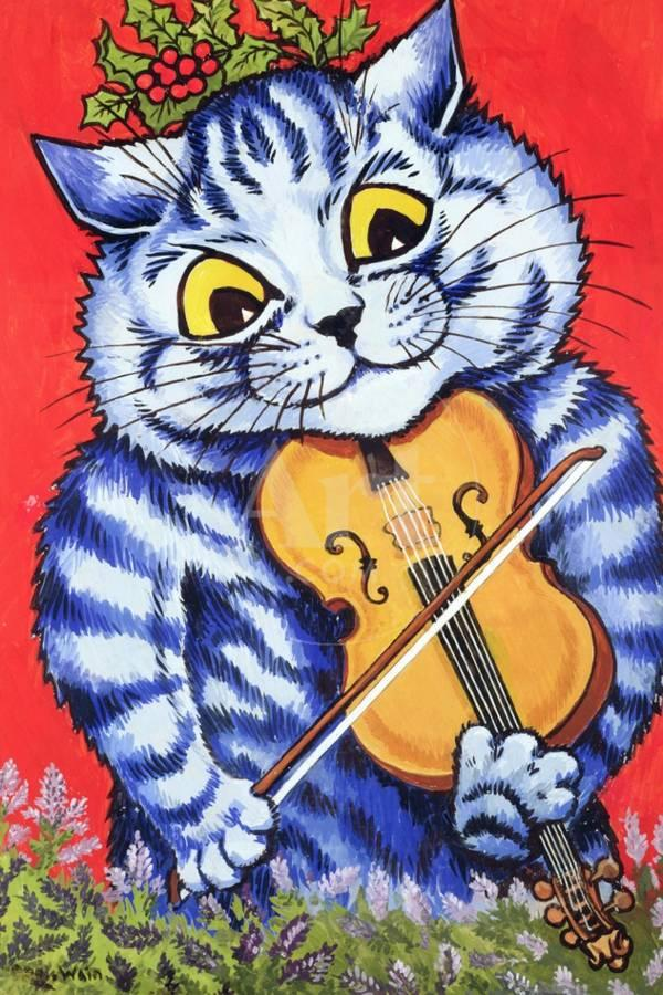 Louis Wain Bot tweet media