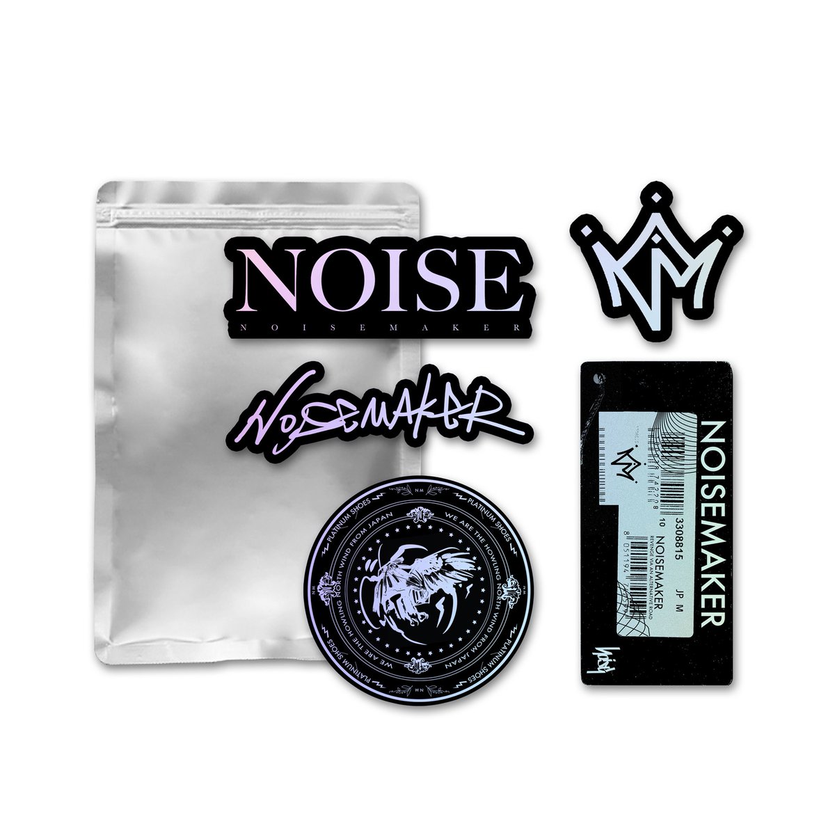 __NOISEMAKER's tweet photo. 【オンライン販売開始🔥】

KINTSUGI
(feat. Koie from Crossfaith / AFTERVOID)
CDのオンライン販売開始しました！

またNOISEMAKER新作グッズも
オンラインショップに追加されています！

◾️ KINTSUGI
(feat. Koie from Crossfaith / AFTERVOID)
Price：¥1,000(tax in)

◾️「KINTSUGI CD＋T-SHIRT SET」
Size : M/L/XL/XXL
Color : BLACK
Price：¥4,500(tax in)
※Tシャツのみの販売はございません。

※CD購入特典 
(NOISEMAKER ロゴステッカー)

◾️NM MOTEL KEY HOLDER
Price：¥1,000(tax in)

◾️NM STICKERS #4
Price：¥1,000(tax in)

▼NOISEMAKER ONLINE SHOP
https://t.co/cCMJlLVof7
※別途送料がかかります。

#NOISEMAKER
#Koie
#Crossfaith
#AFTERVOID
#KINTSUGI