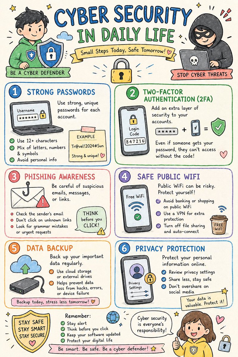 mrjitoficial's tweet image. Think before you click.

Stay smart. Stay secure.

#CyberSecurity #OnlineSafety #2FA #Privacy #Tech #DigitalSecurity #Phishing #DataProtection #InfoSec