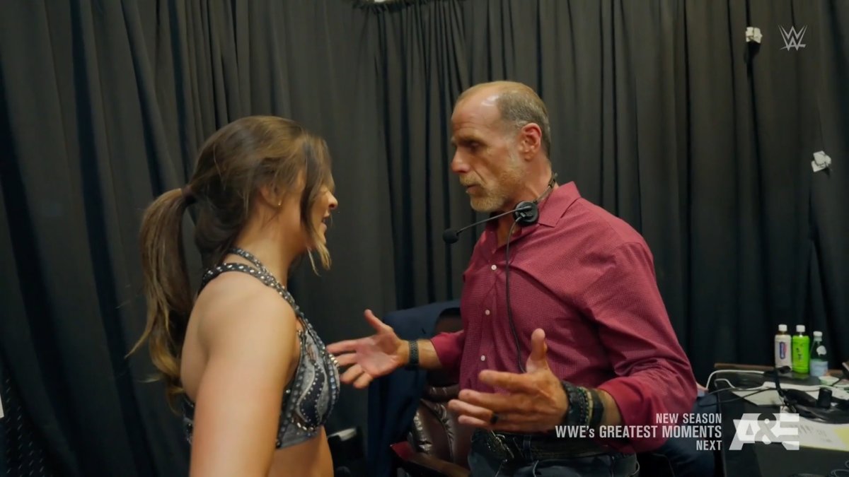 Shawn Michaels tells Kendal Grey that she is getting called up to NXT  #WWELFG