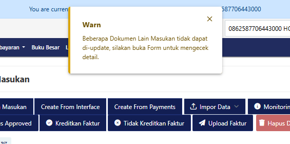 silversparksss's tweet photo. @kring_pajak hi min
saya mau tidak kreditan BC 2.3 secara bersamaan di coretax dengan ceklis semua transaksi -> laluklik tidak kreditkan faktur, tapi tidak bisa.

apakah ada solusi selain harus dibuka satu2? karena ada 300 transaksi https://t.co/h4R0geeHo0