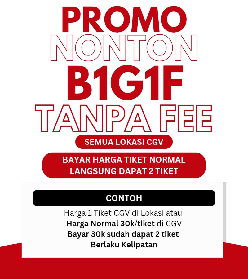 Promo nonton b1g1 bioskop CGV • Fastrep on profile tweet media