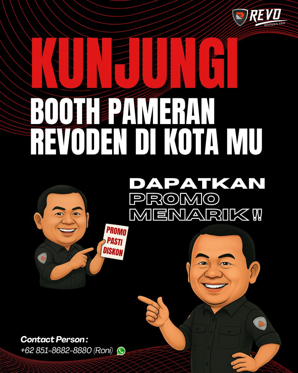 📢 Yuk Simak Agenda Revoden Minggu Ini!

Minggu ini, Revoden Asia hadir menyapa dokter dalam pameran kedokteran gigi IIPDAC 2026. 🦷✨

💬 See you at Booth 36–39, Dokter! 👋✨

#EvolvingToTheNextLevel #RevodenAsia #IIPDAC2026 #DentalExhibition #DentalTechnology