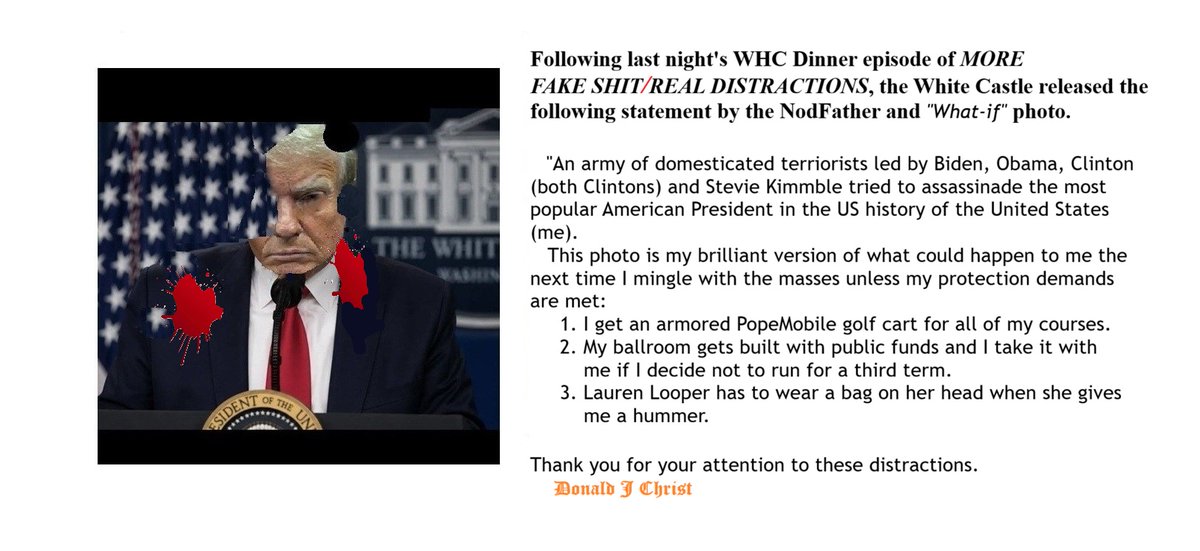 1927Robert76's tweet image. #Gunman at WHC Dinner