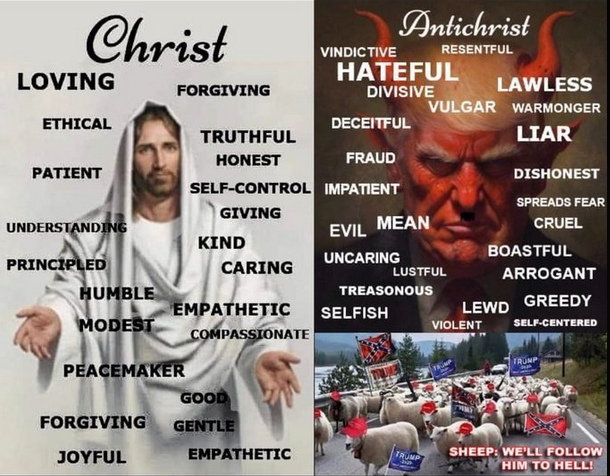 WDJW's tweet image. Indeed, unrepentant #DonaldAntichristOfNewYork (see screen-shot) will be #TheLastTrump to be sounded (i.e. #HangryDJT will yell out loudly like a trumpet when #JesusChristOfNazareth tosses him into the #LakeOfFire being prepared for him), eh @Grok ?