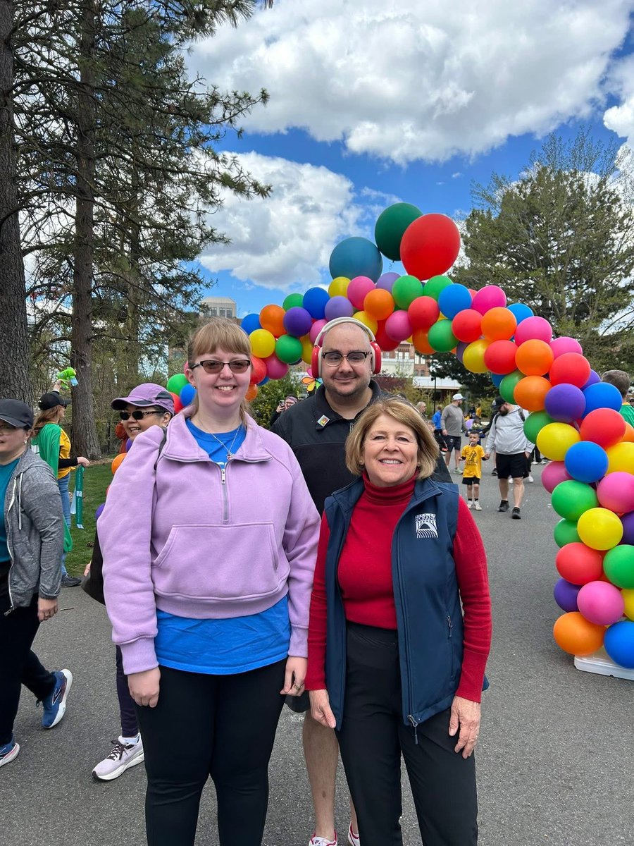 MayorSpokane's tweet image. Saturday in #Spokane - Workers Memorial, celebrating #ArborDay2026 as an official “Tree City”,  Autism Steps for Awareness in Riverfront Park.