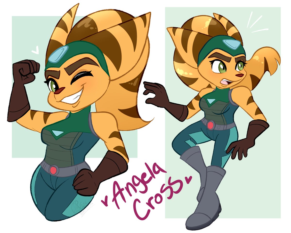 TheArtYoshi's tweet photo. i drew one of my fav characters <3
here is some Angela Cross art >:3
#RatchetAndClank #AngelaCross #Lombax https://t.co/MDGlBvEtN6