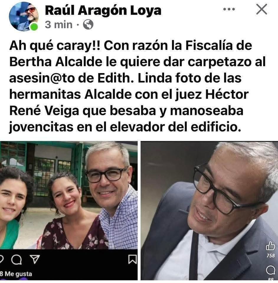 Aquí se nota a 3 Delincuentes, entre ellos se protegen 🤷
Con razón se agarraron al pobre chavo como chivo expiatorio 😡
El Karma existe y a cada quien se le va a llegar la hora.
<a href="/ErnestinaGodoy_/">Ernestina Godoy Ramos</a> 
<a href="/PartidoMorenaMx/">Morena</a> 
<a href="/LuisaAlcalde/">Luisa Alcalde</a> 
 <a href="/BerthaAlcalde/">Bertha Alcalde Luján</a>