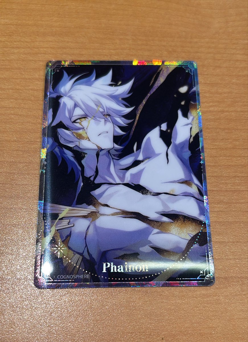 Lv9B3's tweet photo. 【交換】スシロー 崩壊スターレイル スタレ 交換　カード

譲▶ファイノン(通常)

求▷ファイノン(シクレ)

郵送での交換希望

ピンポイントで難しいと思いますがよろしくお願いいたします。
検索からもお気軽にお声がけください🙇‍♀️ https://t.co/E0t6PPThNW