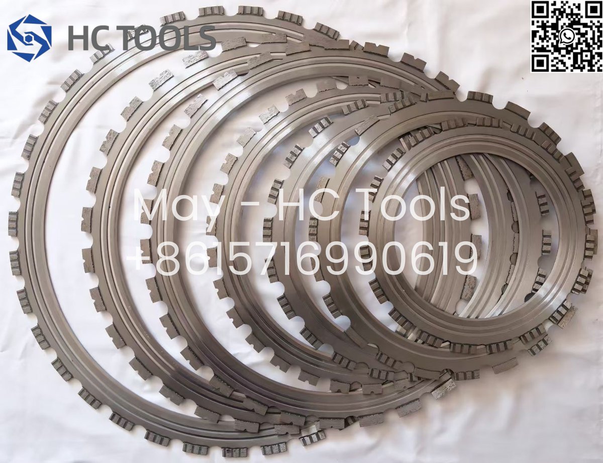 HCMaychen's tweet image. 💿 Size: 300mm - 600mm 
📲 Whatsapp/Wechat: wa.me/+8615716990619 (May Chen) 
#ringsaw #diamondsawblade #diamondtools #cuttingtools