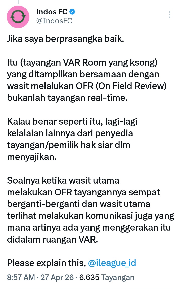Indos FC tweet media
