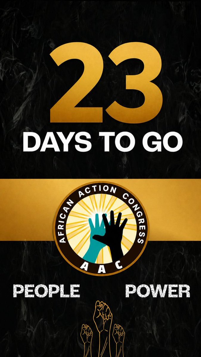 saomot2000's tweet image. | 23 DAYS!

Some of you are still watching; still waiting &amp;amp; hoping the same system will fix itself.

It won’t.
Register aacparty.com/connect/F6C62C… for liberation &amp;amp; freedom!

#RevolutionNOW #TakeItBack #AACOurParty