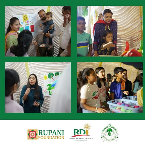 RFInterventions's tweet image. 𝐇𝐚𝐩𝐩𝐲 𝐄𝐚𝐫𝐭𝐡 𝐃𝐚𝐲 🌎

On the occasion of Earth Day 2026, Rupani Foundation’s Agah Walidain – Informed Parents ECD Centers at Al-Azhar Garden and Ali Complex organized a vibrant arts exhibition on environmental care.

#RupaniFoundation #AgahWalidain #ECD  #EarthDay2026