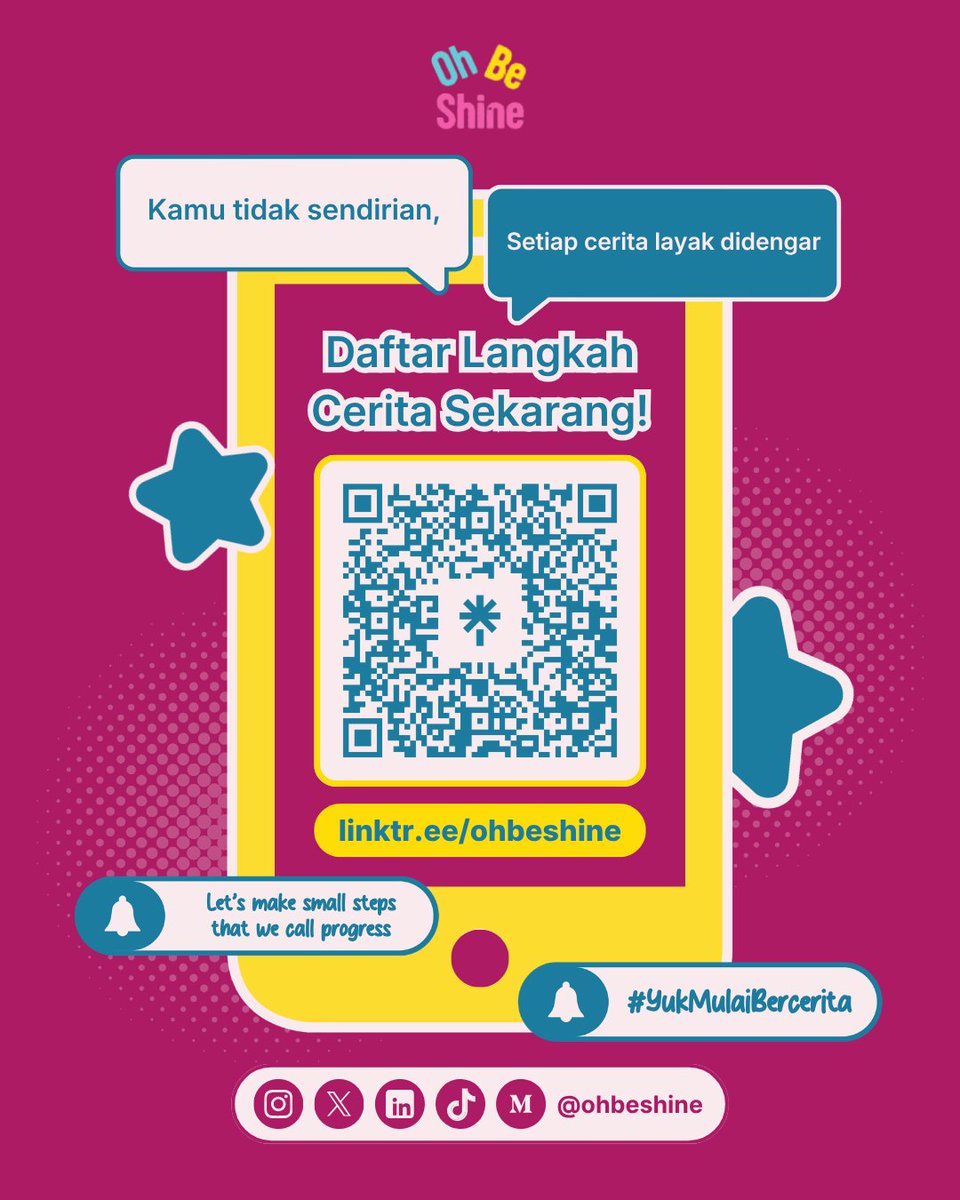 ohbeshine's tweet image. Yuk, lanjut swipe… kita bahas bareng di slide ini 🩷✨️

_____________________________

✨ Instagram : @ohbeshine
✨ TikTok : ohbeshine
✨ X : ohbeshine
✨ LinkedIn : Oh Be Shine

#EmotionalIntelligence #SelfDevelopment #GrowthMindset #Relatable #Psikologi