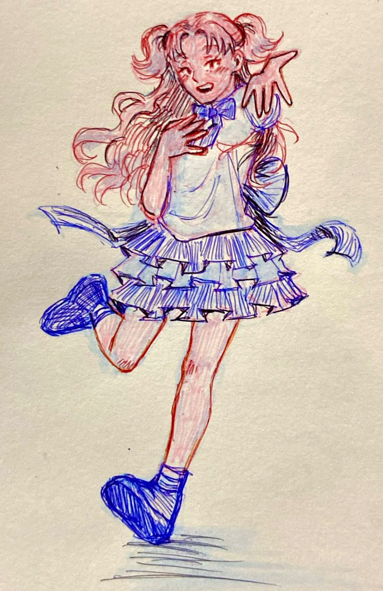 blumodachi's tweet photo. drawing challenge with @WintiMinti :3 #tetia https://t.co/3n8Sb6Z7He