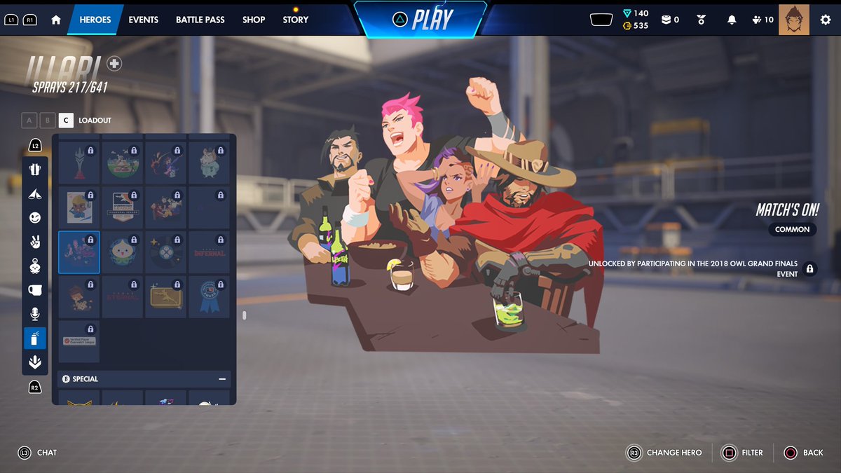 I don't care about any OWCS skins... But please put this spray in my lootbox... Cassidy looks so cute...