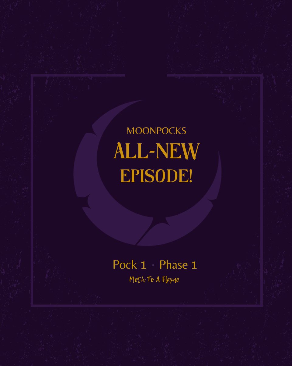 nativefay's tweet image. Hi Pocklings! Miss me? Good, keep those ears perked because Pock 1, Phase 1: Moth To A Flame is officially here! Lay back, relax, and catch wind of the shamanic order fighting to keep humanity intact. 

Listen here: youtu.be/7Y4G1Q8zp3U?si…

#audiodrama #audiodramasunday #fantasy