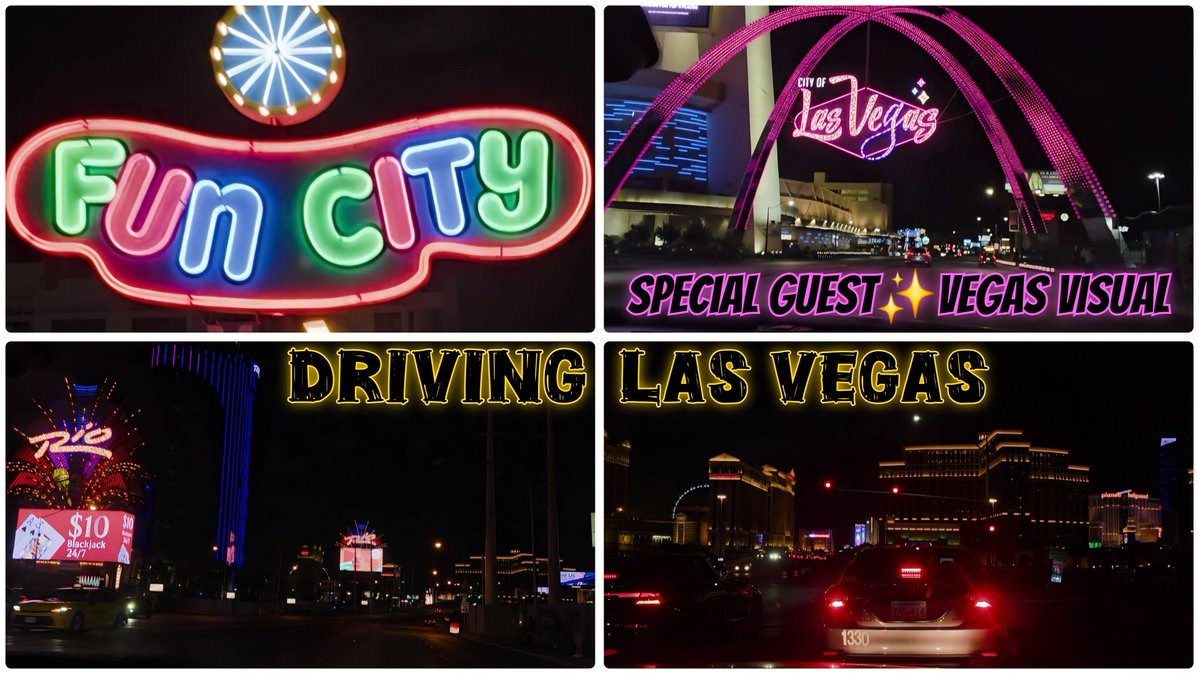 VegasToCali1's tweet image. New video✨️
DRIVING LAS VEGAS w Vegas Visual. We stop by Ellis Island to try the new specials. How did it rate. Thanks for watching. Subscribe if you're new. It's free.  #driving #lasvegas #food #history #review @vegas_visual
youtu.be/_9eqsk9k3_4