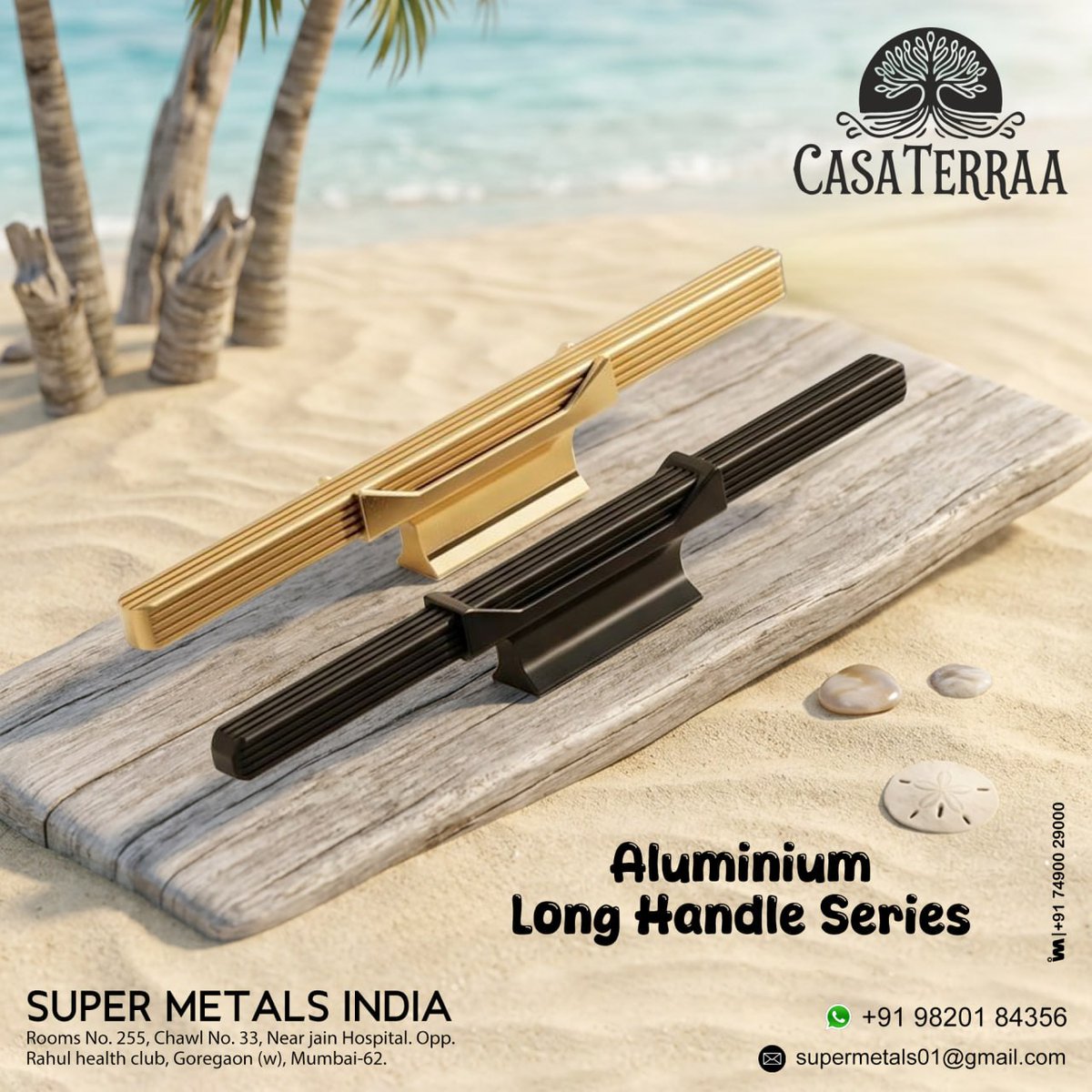 ibais_hardware's tweet photo. SUPER METALS INDIA - MUMBAI

📞Mr. Ashish Hinduja - 98201 84356
📲https://t.co/wSmg331iiW
.
#Aluminium #Hardware #DoorHardware #ArchitecturalHardware #HandleDesign #InteriorHardware #ConstructionMaterials #AluminiumProfiles #ModernHardware
.
@ibais_hardware https://t.co/X60QAfpDTU