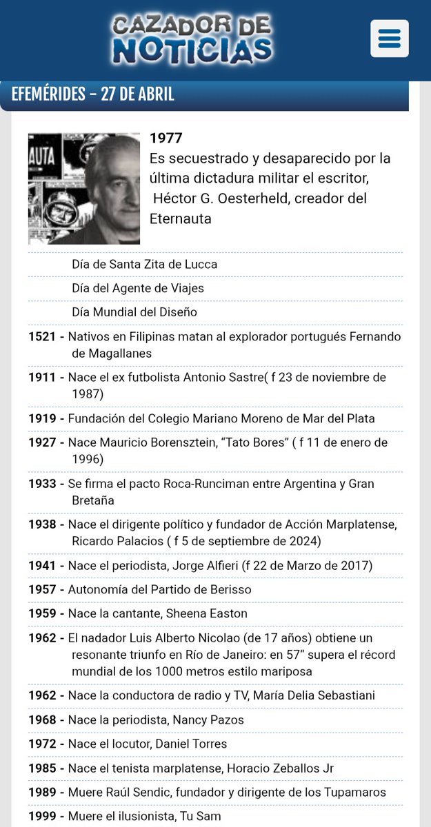 Cazador de Noticias tweet media