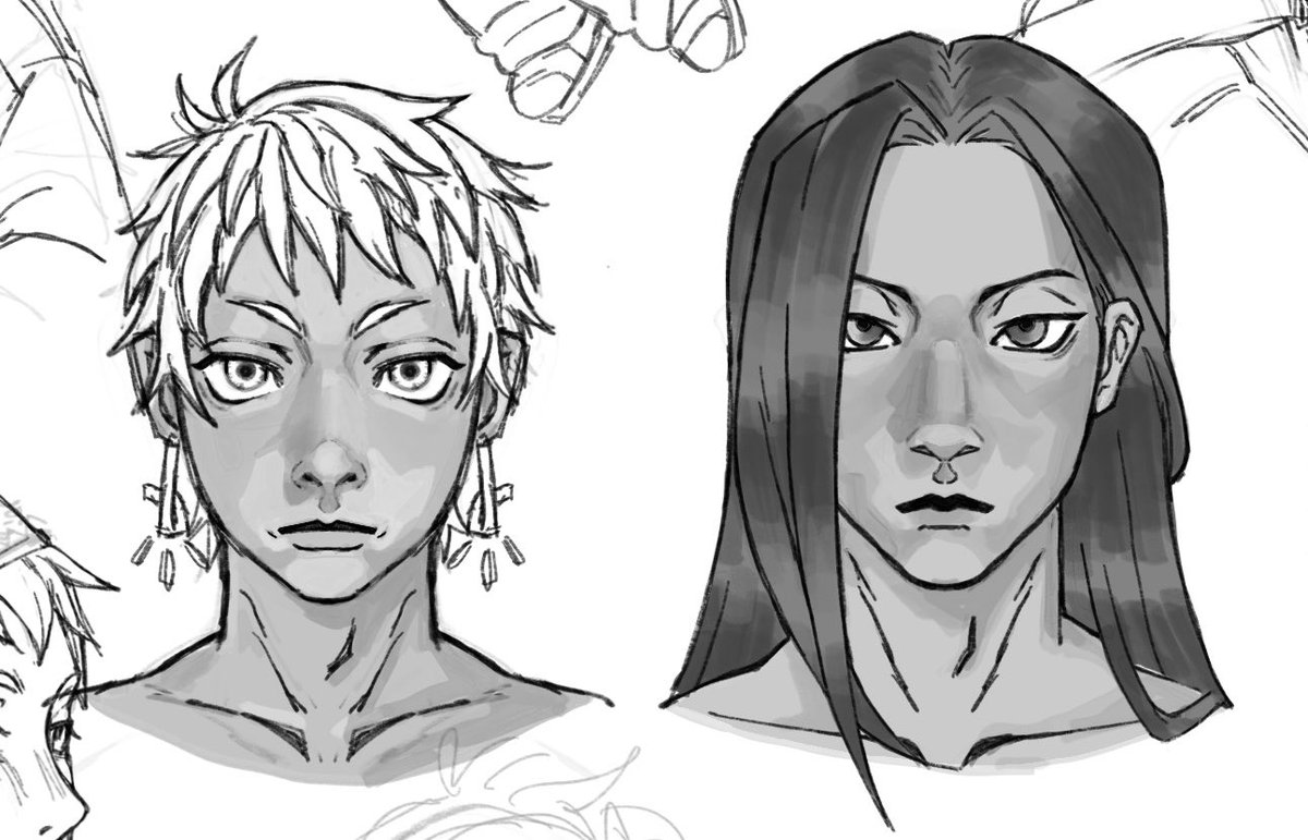 Kinslee_189's tweet photo. #kalim &amp; #jamil face studies
#twst https://t.co/jMsynkW5Mj