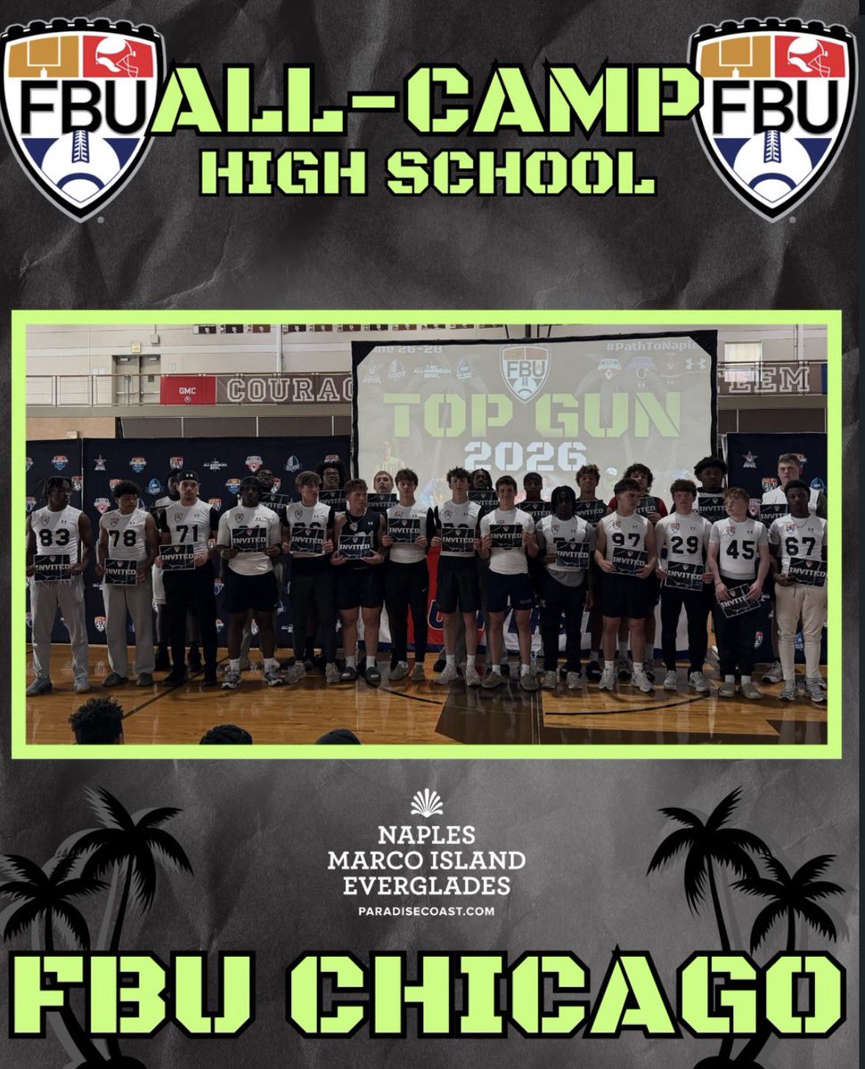 DominicGanju's tweet photo. Elite competition at the @FBUcamp Regional Showcase in Chicago. Earned All Camp Team and punched my ticket to the FBU Top Gun National Camp. Check out some film from today. Not finished.

@MJ_NFLDraft https://t.co/MRNV4LI6bo