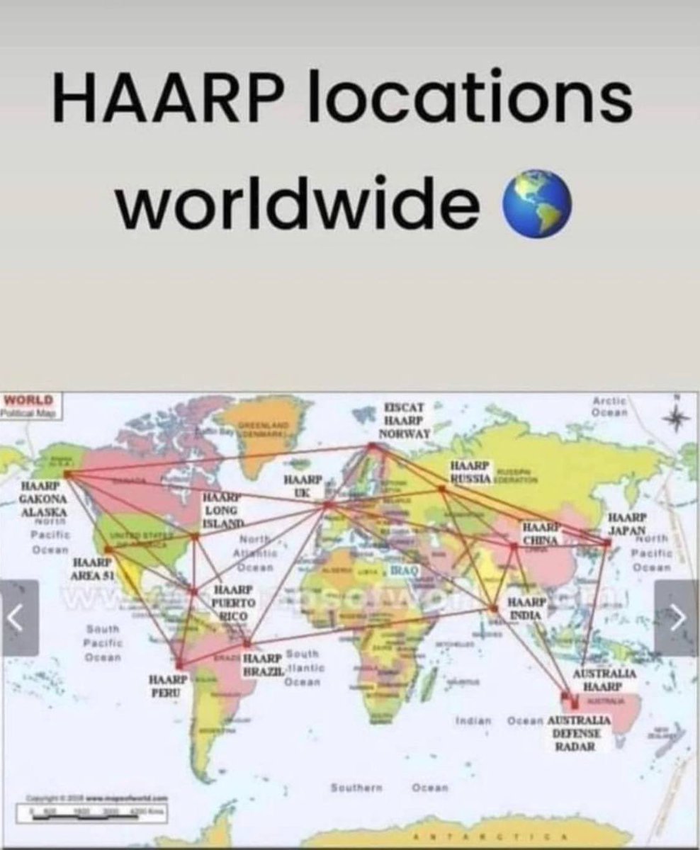 Map Shows HAARP Locations Worldwide 

Follow Us For More.