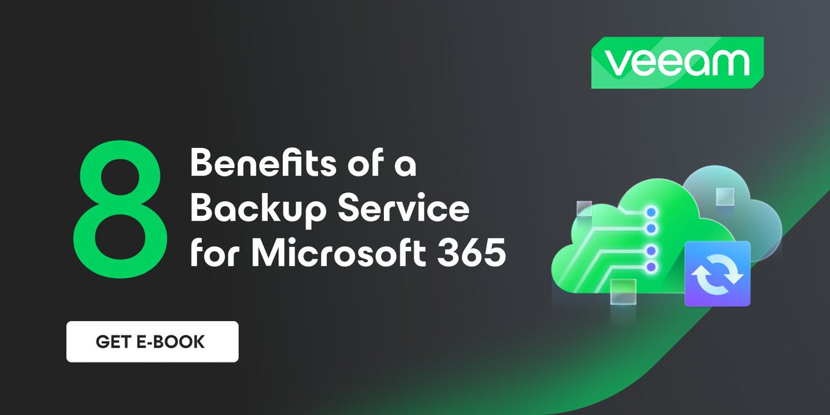 XodeacL's tweet photo. ☁️ More and more enterprises are turning to Backup-as-a-Service or #BaaS. Why? 🤔 Explore the benefits of leveraging Microsoft 365 backup services and why it may just be the thing to keep your business running. https://t.co/gMZm4tkAiv https://t.co/5AXY598Sep