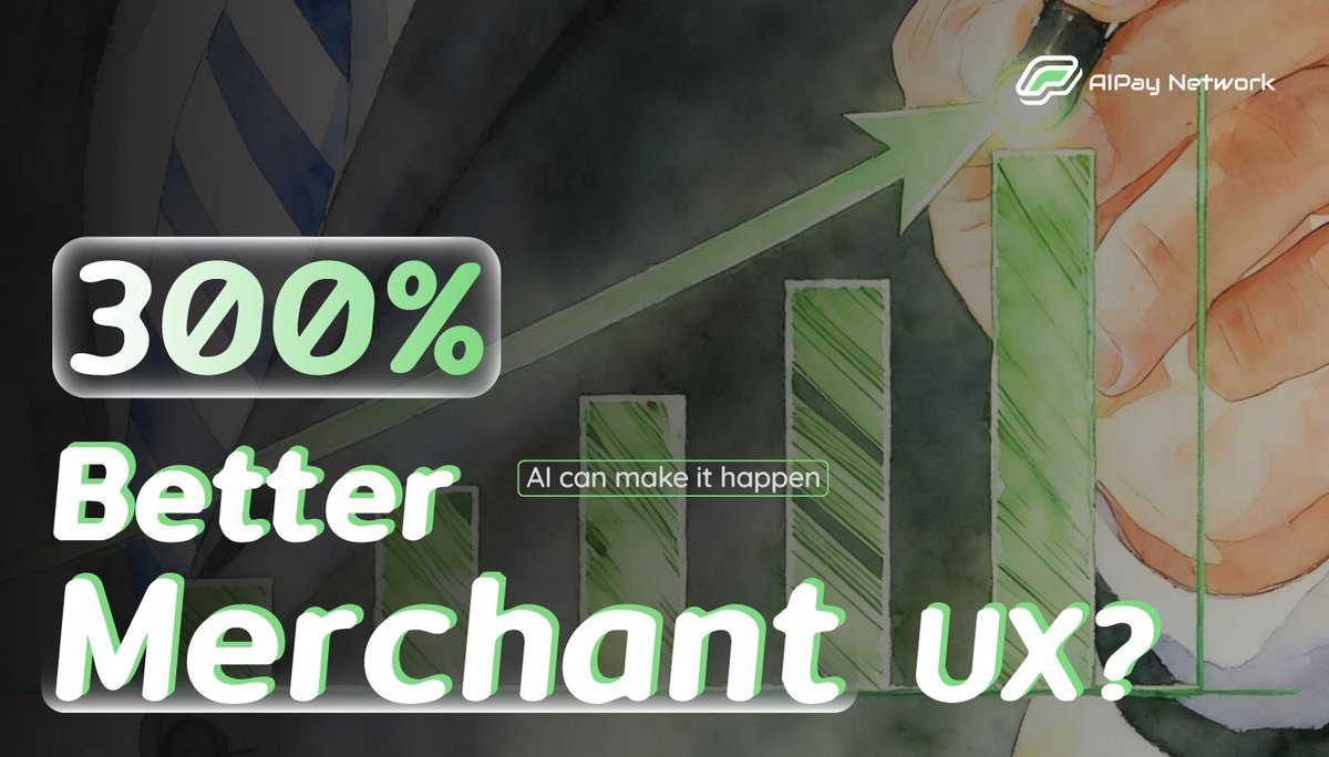 AIPayNetwork's tweet photo. 🛍️ 300% better merchant UX?
AI can make it happen.
#AIPayNetwork #MerchantUX #AI #Payments #FinTech https://t.co/ehiJXjuoY4