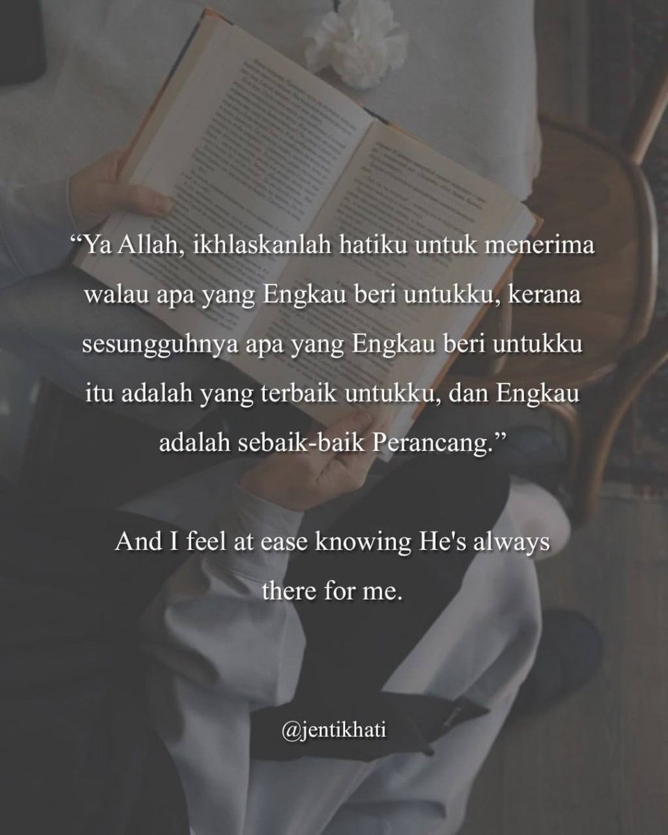 jentikhati's tweet photo. Serahkan semuanya pada Allah. https://t.co/BTqmBb59xD