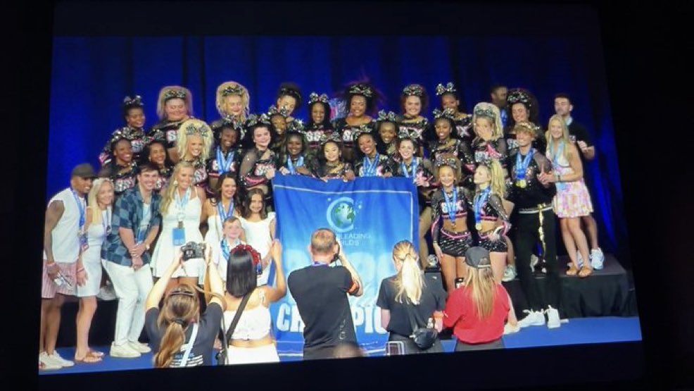 7X WORLD CHAMPIONS. UNDEFEATED SEASON. FOR THE LEGACY. 🩷🦈🌎🥇