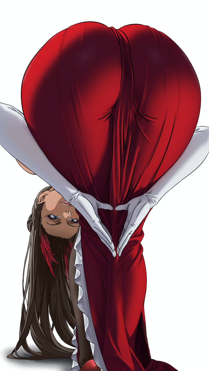 Heart-shaped glutes trend/ Sylvia from #Konosuba