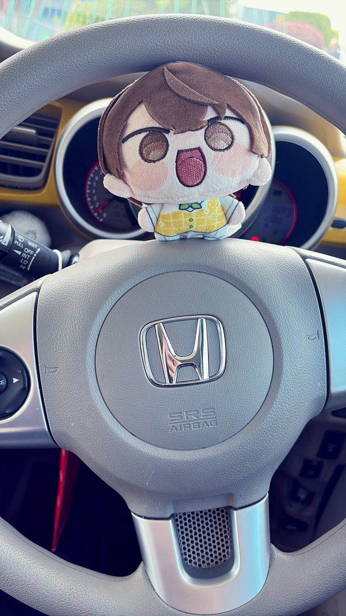 らうめんを食べました。
しゃちょを車に忘れて言ってしまい、恨めしげに見つめられています。
…危ないから降りようね、まるしゃちょ。

 #にじぬいぱぺ好きと繋がりたい 
 #にじぬいが見られるタグ 
 #にじぱぺが見られるタグ