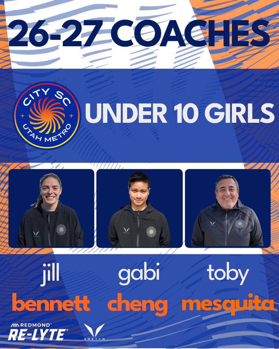 USAMETROSOCCER's tweet photo. Introducing our ‘26-27 Under 9 &amp; Under Coaching Staff! Tryout registration online at https://t.co/6UFiGYrHas #cityscutahmetro https://t.co/cS2eW993Eh